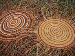 Aboriginal Basket Weaving I Just Love Watching My Neighbours Selki And Megan Weave Beautiful Baskets From Hemp Local Gr Basket Weaving Weaving Aboriginal Art