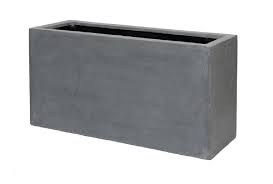 Version squarish and rectangular planters mounting free standing, feet with adjustable height coating pprz, polyester powder, standard guyon ral options tailored gramercy™ planters can also come with ipe wood or recycled plastic (brown, cedar, grey, or weathered redwood) and are. Grey Rectangle Planter Box Fiberstone Indoor Outdoor Planter Pot 16 H X 12 W X 31 L Flower Planters By Pottery Pots Buy Online In Bahamas At Bahamas Desertcart Com Productid 61920539
