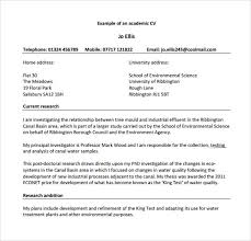 sample academic resume templates in pdf