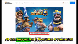 Links on android authority may earn us a commission. Quizfame Clash Royale Knowledge Quiz Answers By Crazy4robux