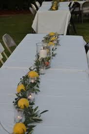 Dsc 3007 Lemon Table Decor Simple Table Decorations Candle Table Decorations