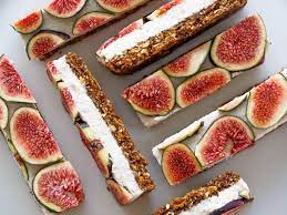 Secret Squirrel Food Raw Vanilla Coconut Fig Slice Fig Recipes Raw Desserts Vegan Sweets