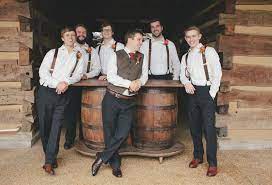 Rustic Fall Wedding Tanner Taylor The Pink Bride Fall Groomsmen Attire Fall Wedding Groomsmen Rustic Groomsmen Attire
