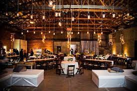 Beautiful Reception Set Up Angelic Grove Weddings Industrial Wedding Venues Chic Wedding Venues Wedding Venues