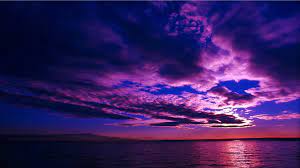 If most of the blue light is gone the sunset will look red, if more blue light made it through the sunset becomes pink, still more it appears purple. Purple Blue Sunset Wallpapers Top Free Purple Blue Sunset Backgrounds Wallpaperaccess