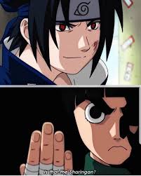Sasuke Uchiha Vs Rock Lee Naruto Anime Naruto Anime Naruto
