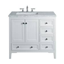 60 de soto bright white single sink bathroom vanity. Stufurhome New Yorker 36 In White Single Sink Bathroom Vanity With Marble Vanity Top And White Basin Hd 1616w 36 Cr The Home Depot