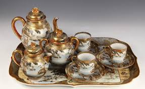 $10.99 vintage japanese ceramic cottage tea set/ teapot sugar bowl creamer $65.0 antique japanese ceramic pottery yokode kyusu teapot medicinal decoction pot. High Quality Antique Japanese Kutani Porcelain Tea Set Teapot Cups Tray 1793089823 Porcelain Tea Set Kutani Porcelain Japanese Tea Set