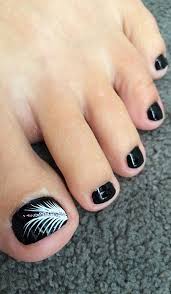 Nails design autumn fall pedicure designs toenail polish designs fancy nails. 5 Black And White Toe Nails 275 Nail Art Designs 2020