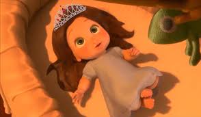 Here S Baby Rapunzel With Brown Hair And She S Decked Out With A Royal Tiara Tangled Rapunzel Dis Baby Disney Walt Disney Princesses Cute Disney Wallpaper