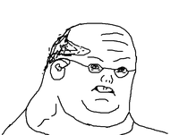 Small brain wojak / memeatlas : Memeatlas