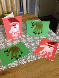 Children just love using their thumbprints to make colorful artwork. Homemade Childrens Christmas Cards Themummaguru