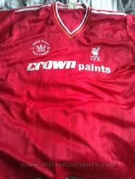 Read the latest lfc transfer rumours external link; Liverpool Home Fussball Trikots 1985 1986 Sponsored By Crown Paints