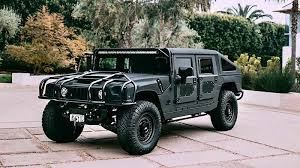 Mil Spec S Latest Hummer H1 Custom Suv Has A Heart Of Darkness Hummer H1 Hummer Hummer Truck