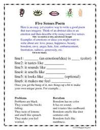 Poetry Writing Five Senses Poem Creating Imagery W Tpt Digital Activity Writing Poetry Writing Poems Descriptive Writing
