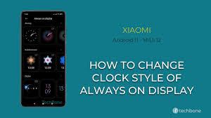 Here are the commands : How To Change Clock Style On Always On Display Xiaomi Android 11 Miui 12 Youtube