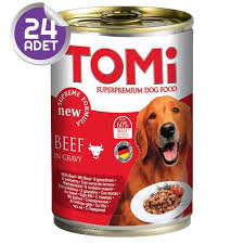Tomi Sigir Etli Kopek Konservesi 400 Gr 24 Adet