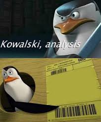 ▼ follow me everywhere now▼.be warned this video is very loud all the audio (excluding the bolt movie) came from this penguins of madagascar meme. Create Comics Meme Kowalski Analysis Penguins Of Madagascar Box Kowalski Analyze Meme Comics Meme Arsenal Com