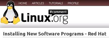 Beginners Level Course Installing New Linux Software Programs Red Hat Linux Installation Software