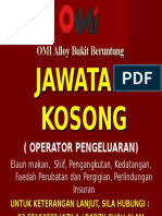Masukkan email anda untuk mendapatkan informasi terkini dan hebahan jawatan kosong di blog ini Jawatan Kosong Psh 2015 E27 1