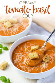 Creamy Tomato Basil Soup The Blond Cook Recipe Creamy Tomato Basil Soup Comfort Soup Recipes Easy Soup Recipes
