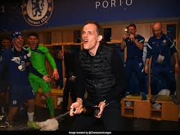 — uefa champions league (@championsleague) may 29, 2021. Champions League Final Party Time For Chelsea As Thomas Tuchel Joins Players In Epic Celebrations Watch Football News