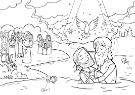 Jesus Being Baptized Coloring Pages G Abstract Baptism Of Page Amazing Is Bible App For Sunday School Coloring Pages Jesus Coloring Pages Bible Coloring Pages
