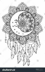 Free dream catcher coloring pages for adults. Pin By Mary Salas On Proyectos Que Intentar Moon Coloring Pages Dream Catcher Coloring Pages Star Coloring Pages