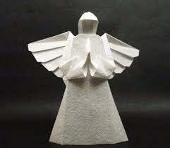 Origami Engel Faltanleitung Dekoking Origami Engel Origami Weihnachten Engel Basteln