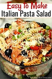 Classic Italian Pasta Salad Recipe Easy Pasta Salad Recipe Pasta Salad Italian Best Pasta Salad
