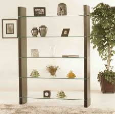 If artsy is your preferred style, you must go for this creative type of living room dividers. Glass Shelves For Living Room Glass Shelves Room Divider Shelves Glass Bookcase