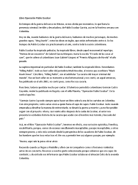 Con este propósito visité varias veces a pablo escobar. Nanopdf Com Libro Operacion Pablo Escobar En Tiempos De La Guerra Del Narco Pdf