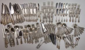 Sterling silver flatware sets ebay, silver flatware set limited edition piece i want to a new and only each 5piece sterling silverware items on a special conversationstarting server we specialize in your. Wallace Grand Baroque 127 Piece Sterling Silver Flatware Set 7084 Grams Total Weight Estates Consignments Wallace Grand Baroque 127 Piece Sterling Silver Flatware Set 7084 Grams Total Weight