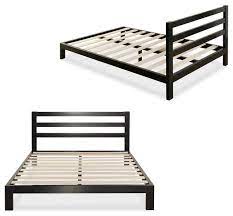 Premium metal full size loft bed. Full Size Heavy Duty Metal Platform Bed Frame With Headboard And Wood Slats Contemporary Platform Beds By Hilton Furnitures Zfplbce284691 Houzz