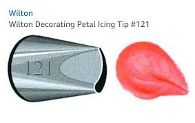 So i got a couple of those. Wilton Tip No 121 Wilton Tips Icing Tips Wilton