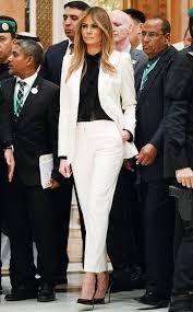 3 Pantsuits Are For Politicians From Melania Trump S Style Decoded The Former Model Doesn T Wear Trump Fashion Milania Trump Style Professional Work Outfit