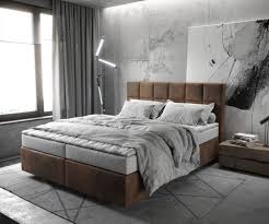 Wenn sie sich für eine durchgehende matratze entscheiden, haben sie den vorteil, dass. Boxspringbett Dream Fine Mikrofaser Braun 160x200 Mit Matratze Und Topper Moderne Einrichtungsideen Gunstig Bei Mobel Modern