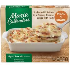 Seasoning foods without salt during cooking and eating can help decrease the amount of sodium in your diet. Scalloped Potatoes With Ham To Share Marie Callender S Meals Marie Callender S