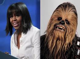 Michelle Obama Chewbacca Style Jpg 539 397 Pixels Michelle Obama Obama Chewbacca