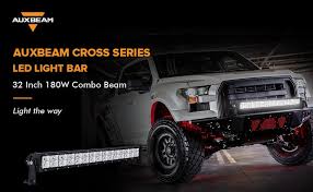 Amazon Com Auxbeam 32 Inch Cross Series Led Bar Driving Light With Cross Drl Dual Row 180w Offroad Spot Flood Combo Beam With Wiring Harness Automotive