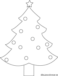 Arbol De Navidad Para Colorear Preescolar