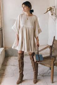 Paloma Mini Dress Neutral Shop Nepenthe