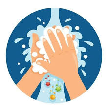 Vector Illustration Of Washing Hands Ilustracion De Mano Higiene De Manos Carteles De La Escuela
