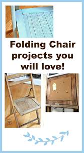 Diy Projects Using Folding Chairs Folding Chair Makeover Chairs Repurposed Wooden Folding Chairs