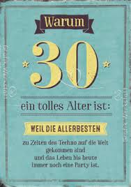 Warum 30 Ein Tolles Alter Ist Gebuertsdaag An Aner Fester 30