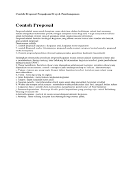 Bib) adalah untuk melaksanakan jenis usaha di bidang pembangunan (real estate/developer/gedung). Contoh Proposal Pengajuan Proyek Pembangunan Pdf