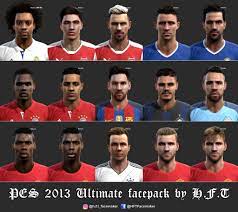 Pes 13 face, thanks to team. Pes 2013 Ultimate Facepack By H F T Pes Patch