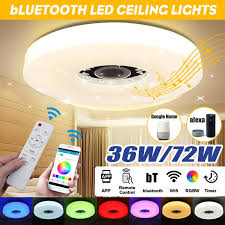 Or maybe diffused ceiling lighting for your workspaces? Smart 72w 36w 40cm Rgb Led Ceiling Lights Modern App Wifi Bluetooth Music Lamp Living Room Bedroom Kitchen Lighting Fixture Surface Mount Buy From 56 On Joom E Commerce Platform
