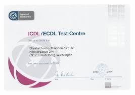The university of padova hosts two official test centers where the ecdl (european computer driving licence) core level, a widespread certification that tests practical skills and competencies covering computer theory and practice, can be achieved. Icdl Ecdl Computer Zertifikat Elisabeth Von Thadden Schule