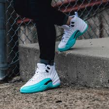 Black And Turquoise Jordans 12 Insidesneakers Air Jordan 12 Retro White Black Aqua 510815 100 Jordan Shoes Girls Womens Shoes Wedges Nike Shoes Women